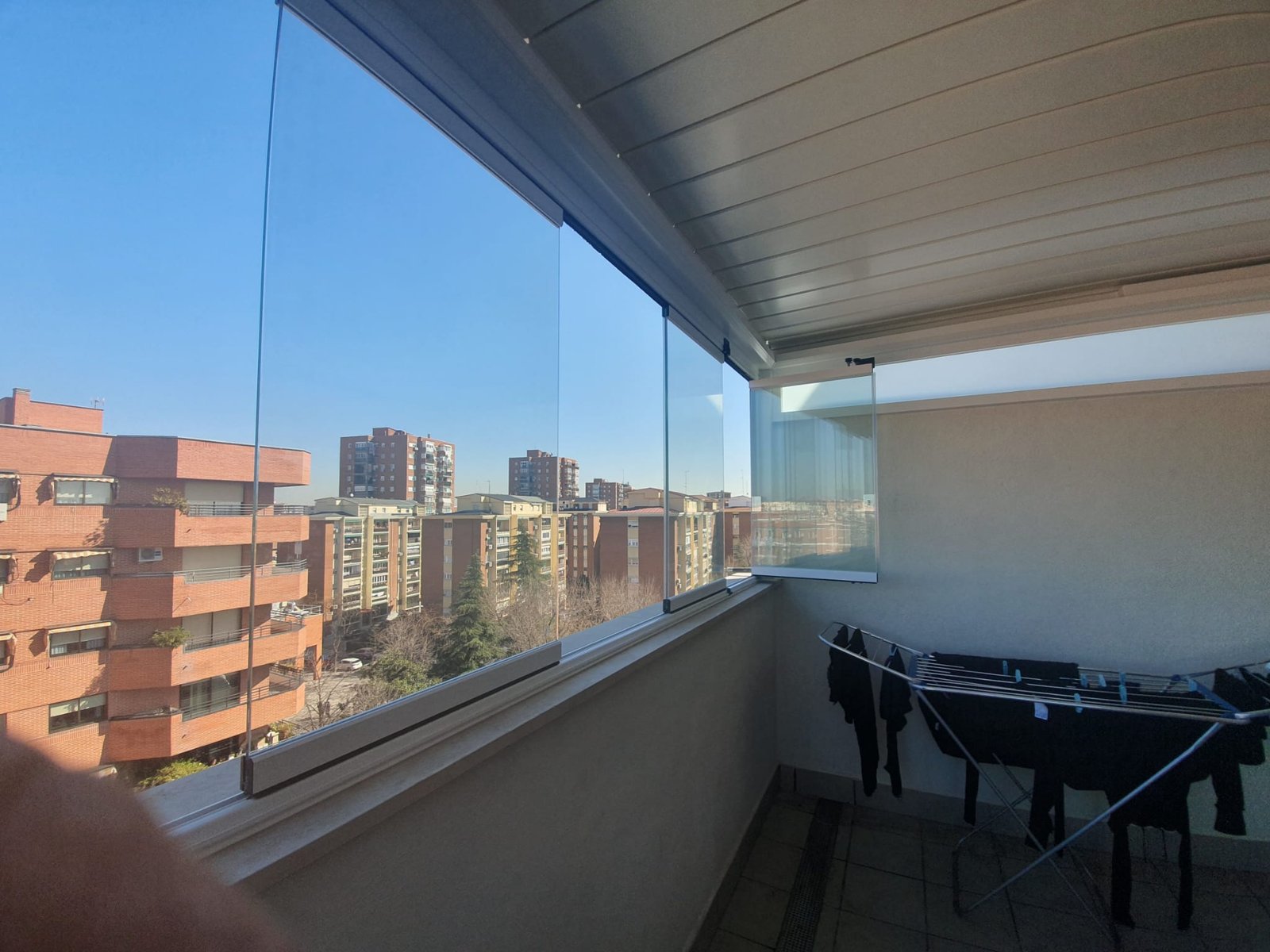 Cerramiento acristalado de terraza